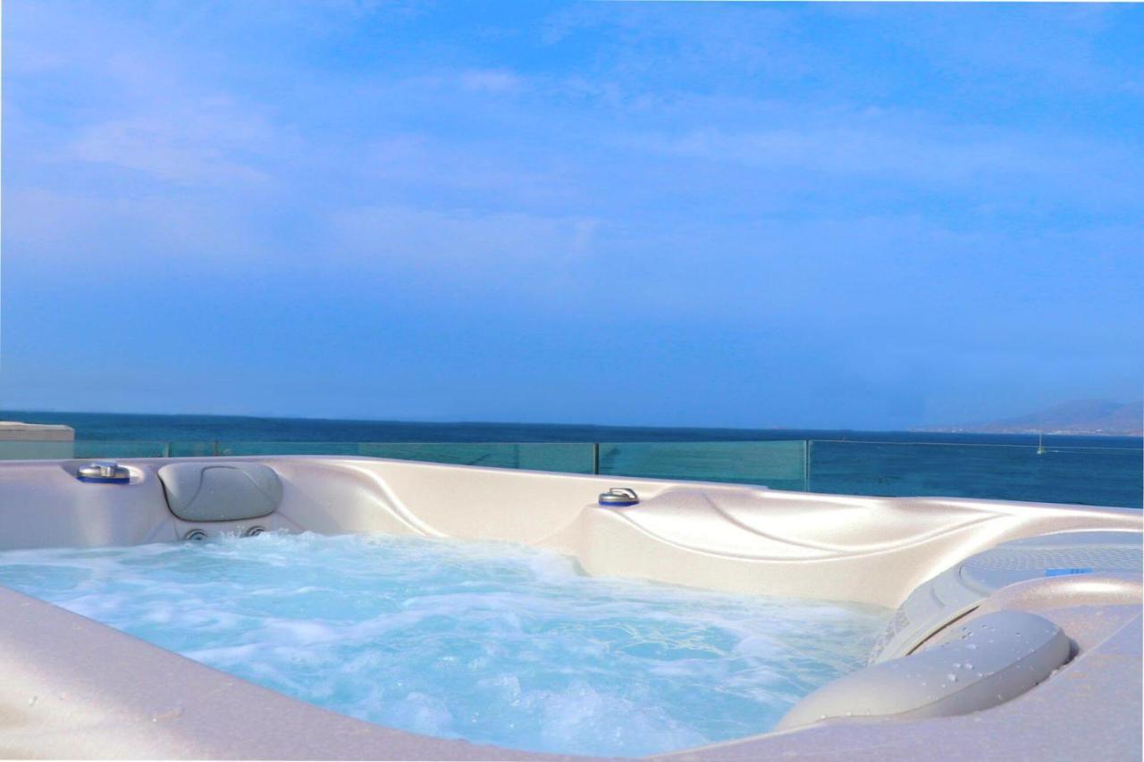 איוס פרוקופיוס Beach Apartment Thalia With Hot Tub And Sea View מראה חיצוני תמונה